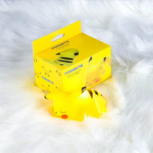 Planet Gates with box 3 10 Pcs Hot Pokemon Pikachu Night Light Glowing Anime Figures Toy Pokemon Pikachu Cute Bedside Led Lamp Kawaii Children Gift