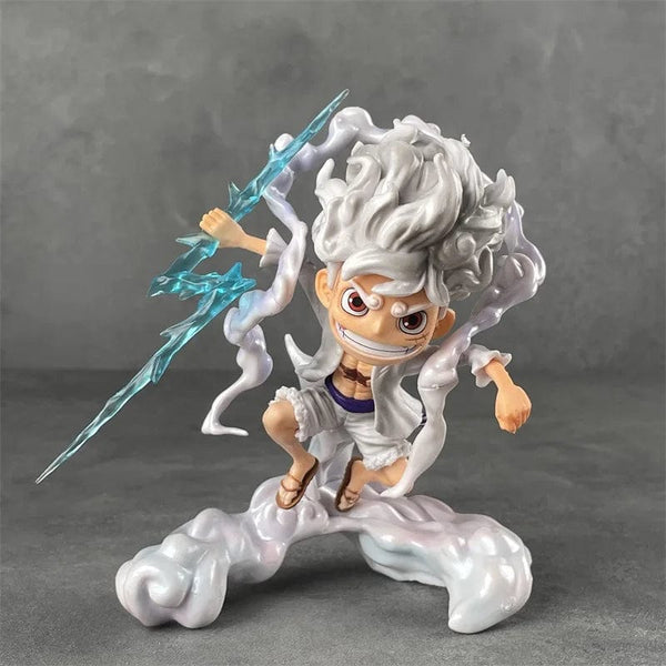 Planet Gates with box Anime ONE PIECE Figure Toys SD Nika Luffy 5th Gear Awake Figurine 16CM PVC Action Figures Collection Model Ornaments Gifts Toys