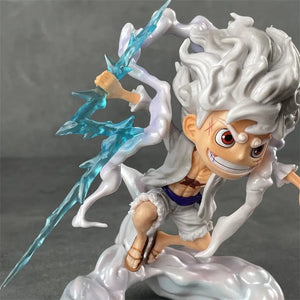 Planet Gates with box Anime ONE PIECE Figure Toys SD Nika Luffy 5th Gear Awake Figurine 16CM PVC Action Figures Collection Model Ornaments Gifts Toys