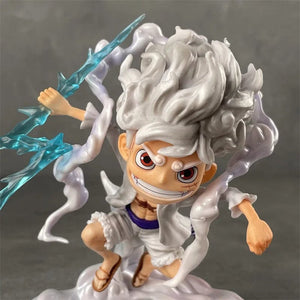 Planet Gates with box Anime ONE PIECE Figure Toys SD Nika Luffy 5th Gear Awake Figurine 16CM PVC Action Figures Collection Model Ornaments Gifts Toys
