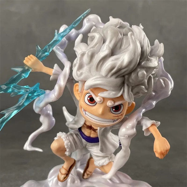 Planet Gates with box Anime ONE PIECE Figure Toys SD Nika Luffy 5th Gear Awake Figurine 16CM PVC Action Figures Collection Model Ornaments Gifts Toys