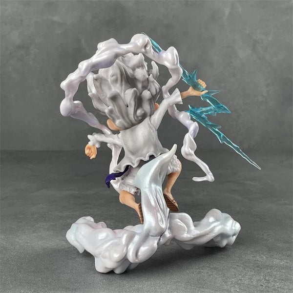 Planet Gates with box Anime ONE PIECE Figure Toys SD Nika Luffy 5th Gear Awake Figurine 16CM PVC Action Figures Collection Model Ornaments Gifts Toys