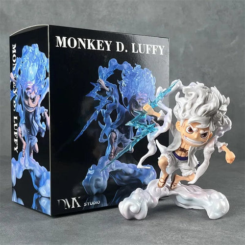 Planet Gates with box Anime ONE PIECE Figure Toys SD Nika Luffy 5th Gear Awake Figurine 16CM PVC Action Figures Collection Model Ornaments Gifts Toys