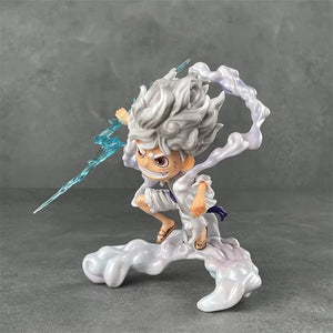 Planet Gates with box Anime ONE PIECE Figure Toys SD Nika Luffy 5th Gear Awake Figurine 16CM PVC Action Figures Collection Model Ornaments Gifts Toys
