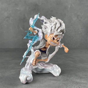 Planet Gates with box Anime ONE PIECE Figure Toys SD Nika Luffy 5th Gear Awake Figurine 16CM PVC Action Figures Collection Model Ornaments Gifts Toys