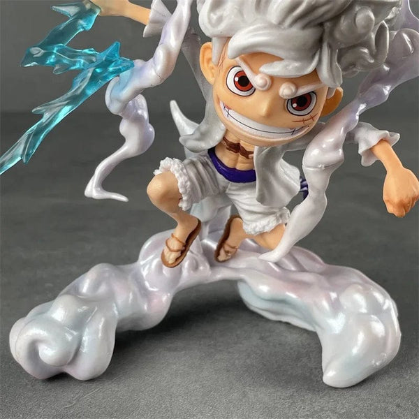 Planet Gates with box Anime ONE PIECE Figure Toys SD Nika Luffy 5th Gear Awake Figurine 16CM PVC Action Figures Collection Model Ornaments Gifts Toys