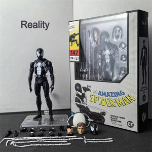 Planet Gates with box Ct 1/12 Anime The Amazing Spider-man Mafex 147 S.h.figuarts Spider Man Venom Symbiotic Action Figure 6" Action Figures Model Toy