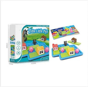 Planet Gates With Box Little Red Riding Hood Smart Hide&Seek Montessori Board Games With Solution Skill-Building Puzzle Game Toy Children Gift