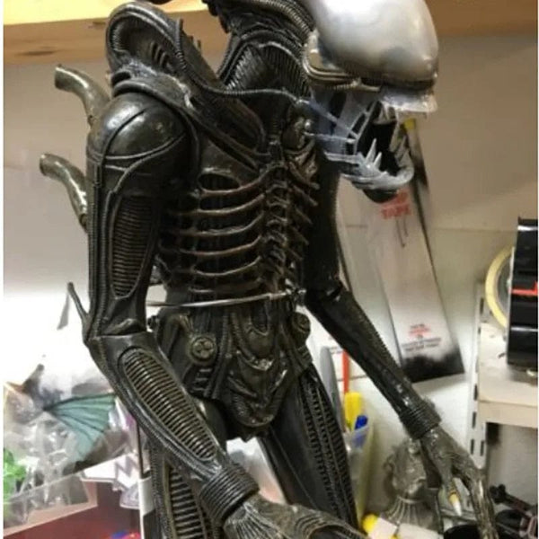 Planet Gates with box NECA Alien Big Chap Alien Figure Big Chap Alien Predator 40th Anniversary Egg Facehugger Figurine Model Toy Doll Gifts