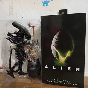 Planet Gates with box NECA Alien Big Chap Alien Figure Big Chap Alien Predator 40th Anniversary Egg Facehugger Figurine Model Toy Doll Gifts