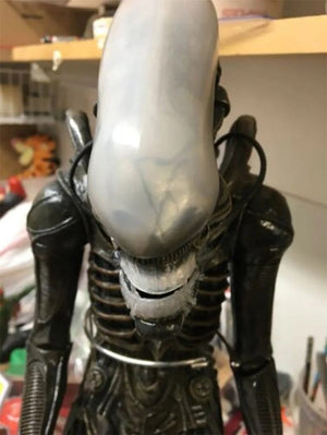 Planet Gates with box NECA Alien Big Chap Alien Figure Big Chap Alien Predator 40th Anniversary Egg Facehugger Figurine Model Toy Doll Gifts
