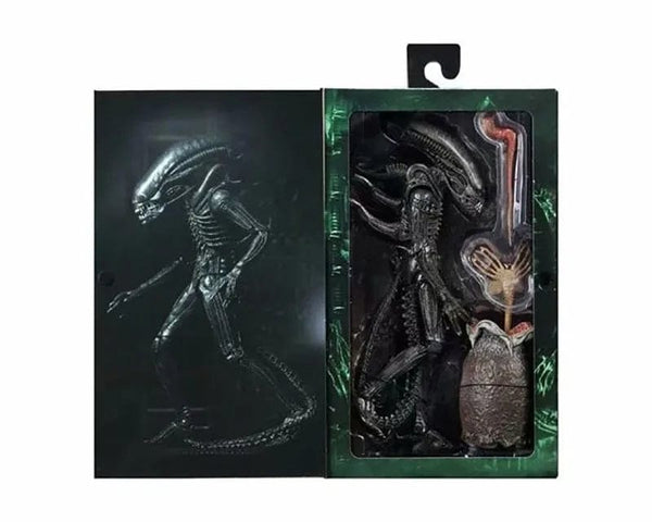 Planet Gates with box NECA Alien Big Chap Alien Figure Big Chap Alien Predator 40th Anniversary Egg Facehugger Figurine Model Toy Doll Gifts