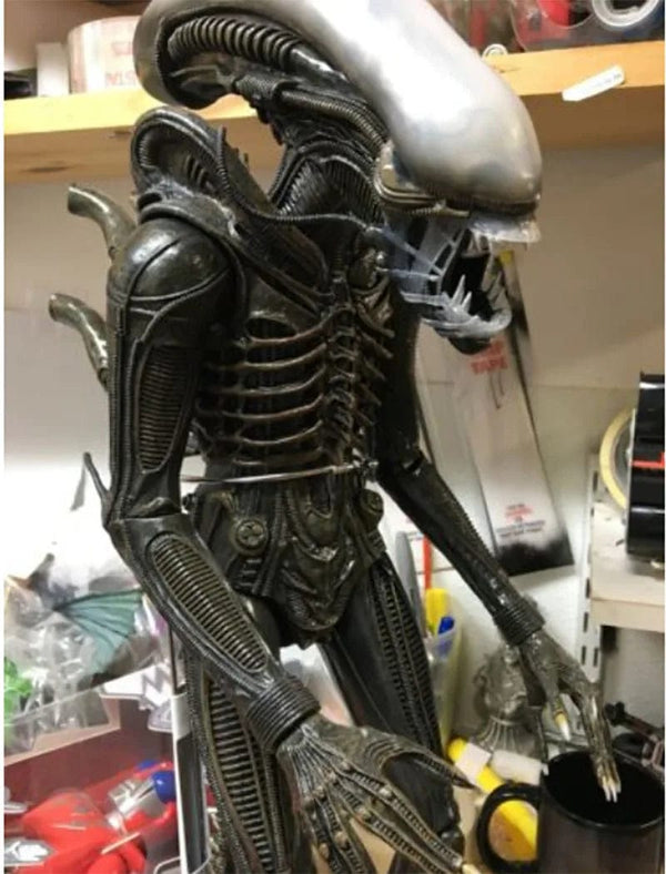 Planet Gates with box NECA Alien Big Chap Alien Figure Big Chap Alien Predator 40th Anniversary Egg Facehugger Figurine Model Toy Doll Gifts