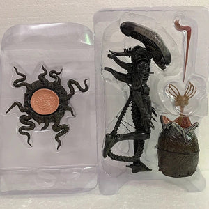 Planet Gates with box NECA Alien Big Chap Alien Figure Big Chap Alien Predator 40th Anniversary Egg Facehugger Figurine Model Toy Doll Gifts