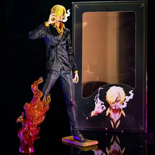 Planet Gates with box One Piece Japanese anime series large fantasy smoking bright suit Yamazaki figurine model ornament