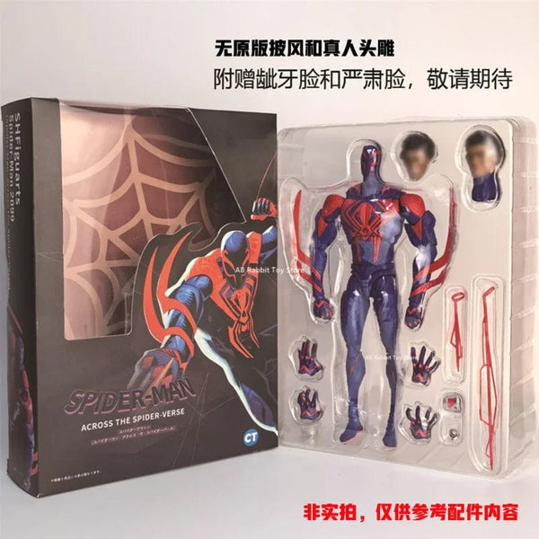 Planet Gates with box SHF Spider Man 3 Action Figure Spiderman 3 Tobey Maguire Anime Figurine Pvc Statue Model Collection Doll Decora New Year Gifts
