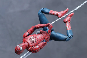 Planet Gates with box SHF Spider Man 3 Action Figure Spiderman 3 Tobey Maguire Anime Figurine Pvc Statue Model Collection Doll Decora New Year Gifts