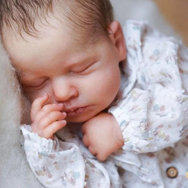 Planet Gates With Cloth Body 20 Inch Reborn LouLou 3D Skin Painted Kit With Rooted Eyelashes and Cloth Body Unassembled Reborn Baby Doll Parts DIY Molds