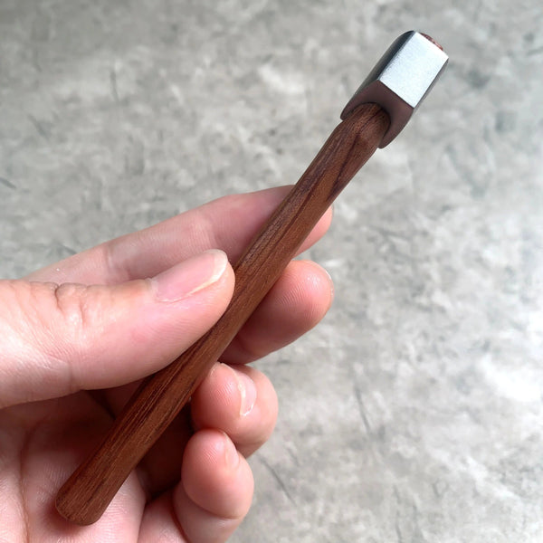 Planet Gates With Holder 11cm Stainless Steel Mini Axe Wood Handle Fixed Blade Knife EDC Outdoor Camping Utility Pocket Knives Hand Tool For Survival