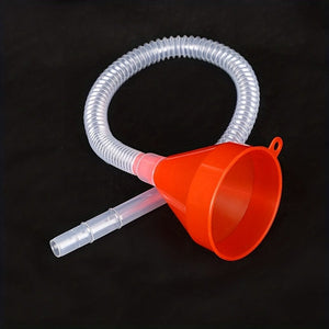 Planet Gates With Hose Funnel With Hose Funnel, Convenient Addition Of Liquid From Any Angle, Suitable For Cars, Motorcycles For Oil And Water