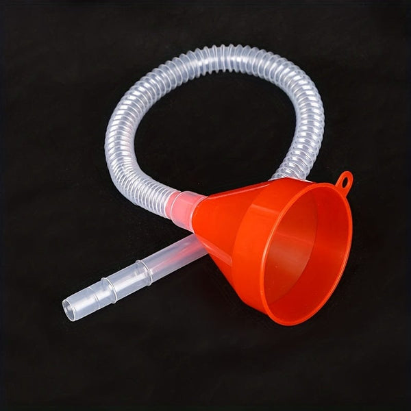 Planet Gates With Hose Funnel With Hose Funnel, Convenient Addition Of Liquid From Any Angle, Suitable For Cars, Motorcycles For Oil And Water