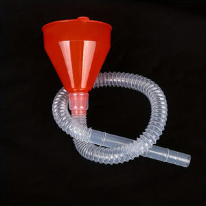 Planet Gates With Hose Funnel With Hose Funnel, Convenient Addition Of Liquid From Any Angle, Suitable For Cars, Motorcycles For Oil And Water