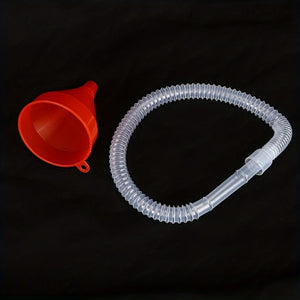 Planet Gates With Hose Funnel With Hose Funnel, Convenient Addition Of Liquid From Any Angle, Suitable For Cars, Motorcycles For Oil And Water