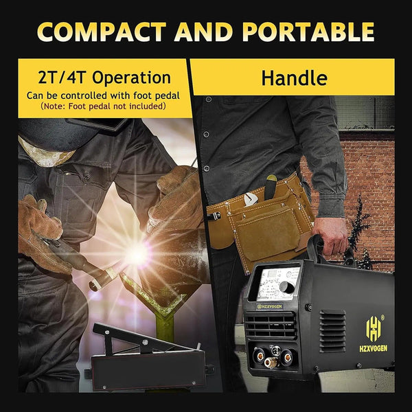 Planet Gates With HV009 Helmet / canada HZXVOGEN Cold TIG Welding Machine HBT2000PII 145A Pulse 1-900ms Adjustment TIG HF TIG Spot TIG ARC Stick Welder soldadora tig