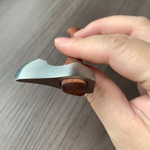 Planet Gates With knife holder Stainless Steel Mini Mountain Axe Wood Handle Outdoor Camping Utility Pocket EDC Fixed Blade Knife Hand Tools For Survival