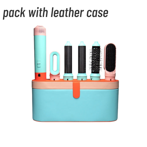 Planet Gates With leather case / EU 5 In 1 Multi Styler New Design Hair Dryer For Hair 5 in 1 hair styler With Curling Barrel Hot Air Brush Styling Tool MultiStyler