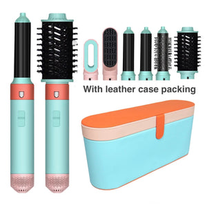 Planet Gates With leather case / us 6 In 1 Multi Styler New Design Hair Dryer For Hair 6 in 1 hair styler With Curling Barrel Hot Air Brush Styling Tool MultiStyler