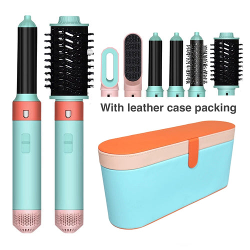 Planet Gates With leather case / us 6 In 1 Multi Styler New Design Hair Dryer For Hair 6 in 1 hair styler With Curling Barrel Hot Air Brush Styling Tool MultiStyler