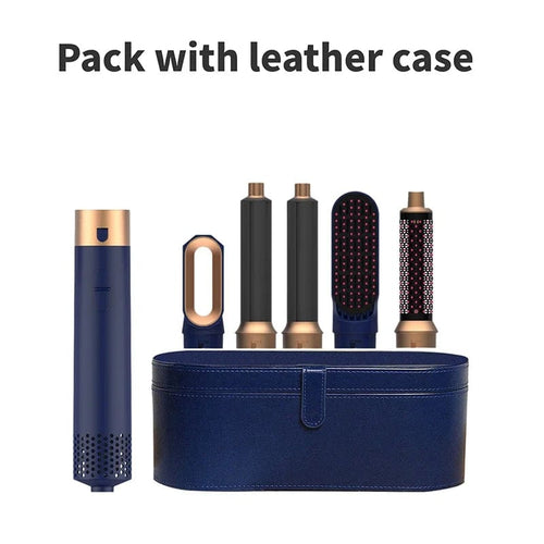 Planet Gates With leather case / us New Hair Dryer Multi Hair Styler 5 In1 Curling Iron Hair Straightener With Hair Brush Hairdryer For Hair Dryer Hair Multi Styler