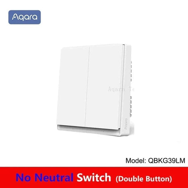 Planet Gates With Neutral 2key / CHINA Aqara E1 Smart Wall Switch Wireless Switch Zigbee 3.0 With/No Neutral One Key Remote Control For Xiaomi Mi Home Homek APP