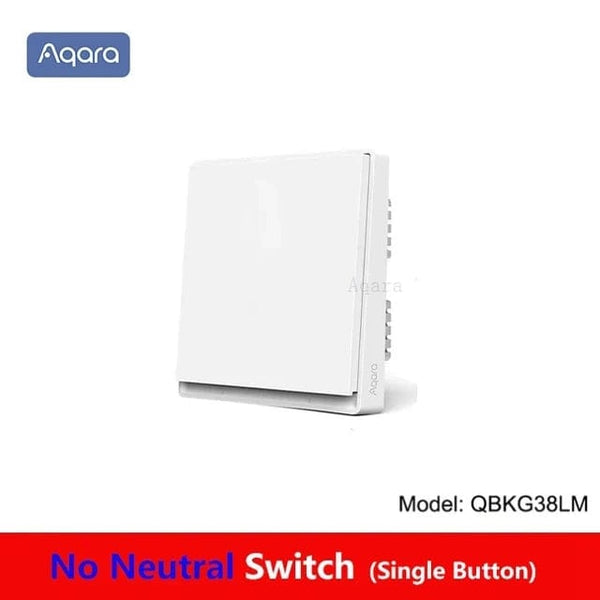 Planet Gates With Neutral 2key / CHINA Aqara E1 Smart Wall Switch Wireless Switch Zigbee 3.0 With/No Neutral One Key Remote Control For Xiaomi Mi Home Homek APP