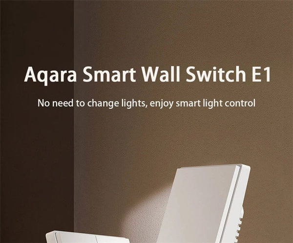 Planet Gates With Neutral 2key / CHINA Aqara E1 Smart Wall Switch Wireless Switch Zigbee 3.0 With/No Neutral One Key Remote Control For Xiaomi Mi Home Homek APP