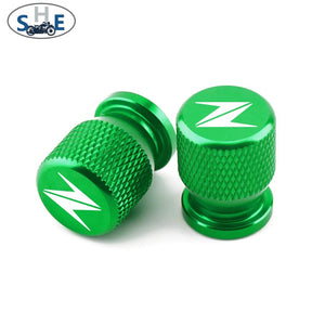 Planet Gates With "Z" For KAWASAKI Z400 Z900 Z800 Z750 Z1000 Z650 Z300 Z1000SX ZX10R ZX6R Motorcycle Wheel Tire Parts Valve Stem Caps Cover