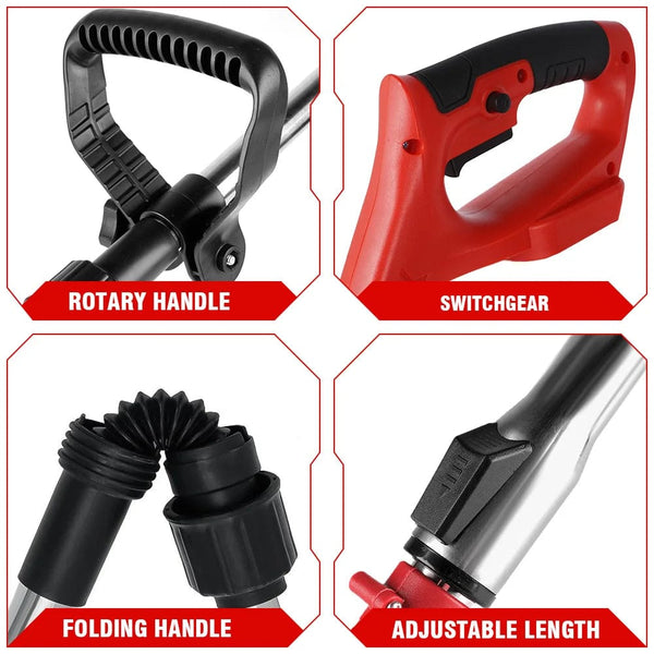 Planet Gates Without Battery / brazil ONEVAN 2500W 20000RPM Electric Lawn Mower Cordless Grass Trimmer Foldable Adjustable Garden Power Tools  For Makita18V Battery