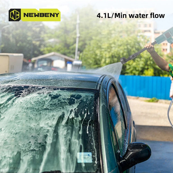 Planet Gates Without Battery NEWBENY 200Bar Brushless High Pressure Car Washer Gun 6 IN 1 Electric Garden Washing Water Wash Spray Gun for Makita 18V Battery