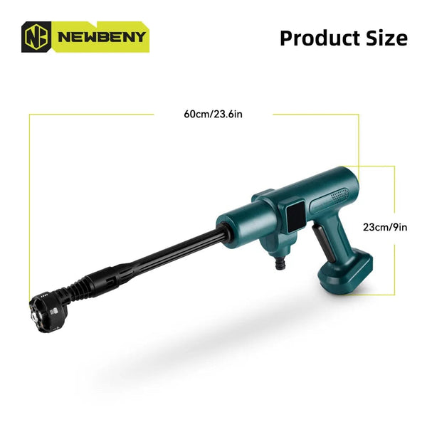 Planet Gates Without Battery NEWBENY 200Bar Brushless High Pressure Car Washer Gun 6 IN 1 Electric Garden Washing Water Wash Spray Gun for Makita 18V Battery