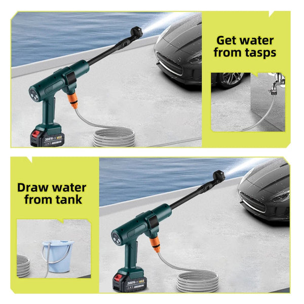 Planet Gates Without Battery NEWBENY 200Bar Brushless High Pressure Car Washer Gun 6 IN 1 Electric Garden Washing Water Wash Spray Gun for Makita 18V Battery