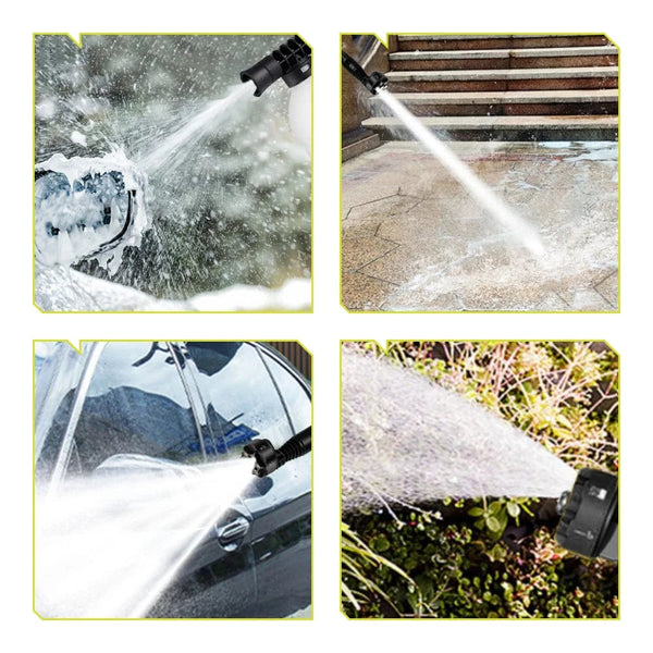 Planet Gates Without Battery NEWBENY 200Bar Brushless High Pressure Car Washer Gun 6 IN 1 Electric Garden Washing Water Wash Spray Gun for Makita 18V Battery