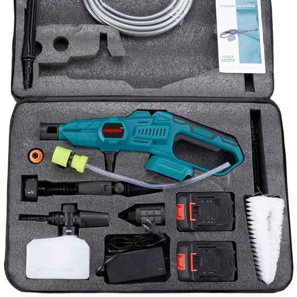 Planet Gates Without Battery ONEVAN 3500W 200Bar Brushless Electric High Pressure Washer Car Wash Water Gun Garden Irrigation Tool for Makita 18V Battery