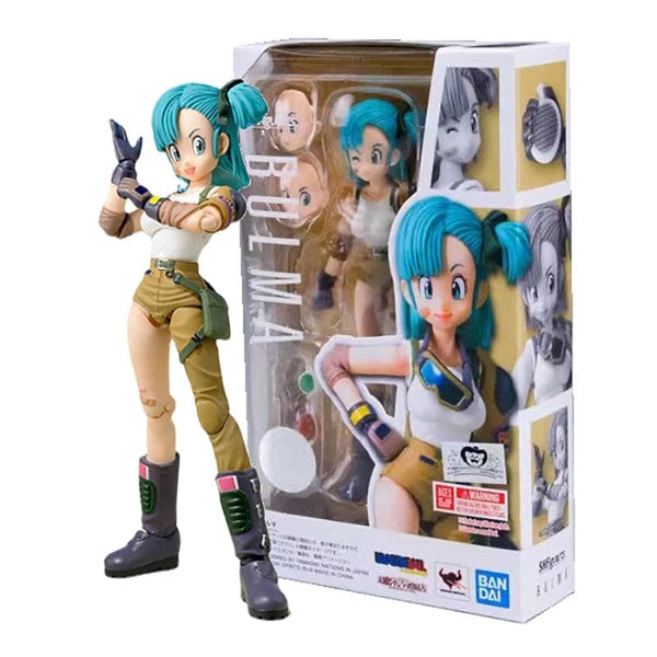 Planet Gates without box 13.5cm 13.5cm Anime Dragon Ball Figures Bulma Goku Action Figure Movable PVC Collection Doll SHF Childhood Son Goku Figurine Model Toys