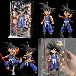 Planet Gates without box 13.5cm 13.5cm Anime Dragon Ball Figures Bulma Goku Action Figure Movable PVC Collection Doll SHF Childhood Son Goku Figurine Model Toys