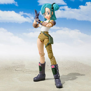 Planet Gates without box 13.5cm 13.5cm Anime Dragon Ball Figures Bulma Goku Action Figure Movable PVC Collection Doll SHF Childhood Son Goku Figurine Model Toys