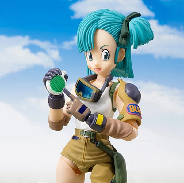 Planet Gates without box 13.5cm 13.5cm Anime Dragon Ball Figures Bulma Goku Action Figure Movable PVC Collection Doll SHF Childhood Son Goku Figurine Model Toys