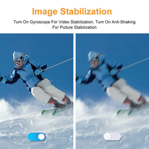 Planet Gates Without Touch Screen 1 / With 128GB Card 5K Action Camera 4K60FPS Dual IPS Touch LCD WiFi 170° 30M Waterproof 5X Zoom Anti-shake Sports Camera With Remote Control