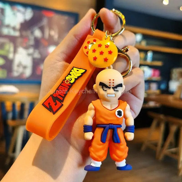 Planet Gates WJ001D4 New Anime Dragon Ball Keychain Z Super Saiyan Son Goku Bulma Broly Piccolo Majin Buu Series Car Pendant Keyring Kids Toys Gifts