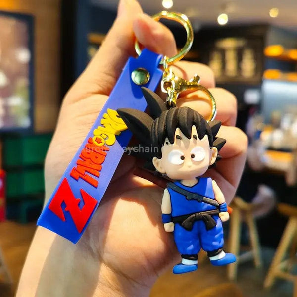 Planet Gates WJ015D5 New Anime Dragon Ball Keychain Z Super Saiyan Son Goku Bulma Broly Piccolo Majin Buu Series Car Pendant Keyring Kids Toys Gifts